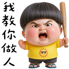 臭阿寶肥胖脾氣差