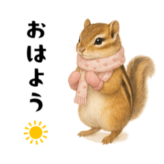 シマリスうりちゃん♡冬をたのしむ♡