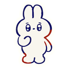 Chubby rabbit's daily conversation