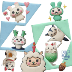 yumikichicafe 20th anniversary Stickers