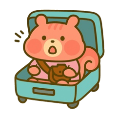 おちびリスの日常スタンプ