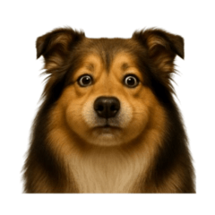Sheltie facial expressions