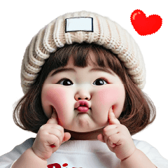 Chubby Girl Funny face163(MINI)EN