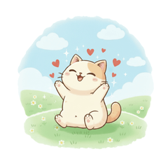 'Maru's Daily Life' Stickers