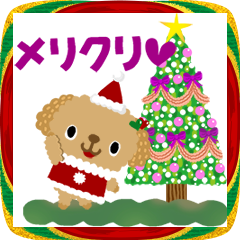 TOY POODLE- Xmas&NewYear(moving)