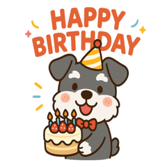 Schnauzer Year-Round Stickers