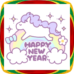 女子の年賀状2026