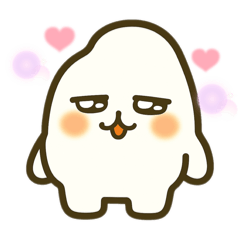 吃飽飽幸福的米米子