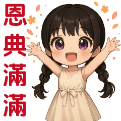 甜女孩 * 實用問候貼 *