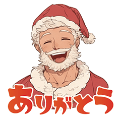 脳筋サンタ（文字入り）