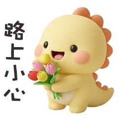 (*‘ ˇ`*) 胖胖小恐龍路上小心