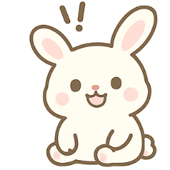 A cute rabbit Milkcap to cute daily life