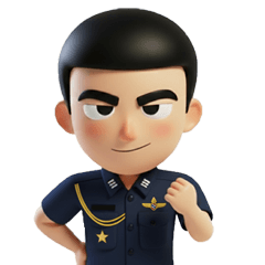 หนุ่มน้อย ทหารอากาศ 3มิติ