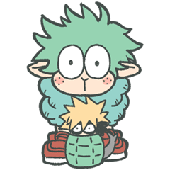 デクー兄さん ヒロアカ デクシープとだいなまは仲良し - LINE スタンプ | LINE STORE