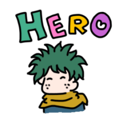 ゆるゆる　ヒロアカスタンプ