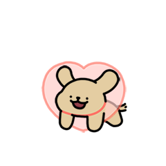 狗狗情侶表情包8(小金毛)