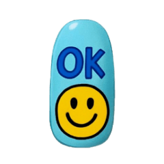 pop and colorful nailtips