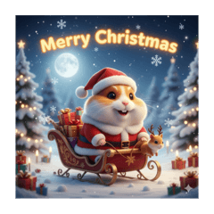 ❤️３Ｄハムスター❤️クリスマス年末年始