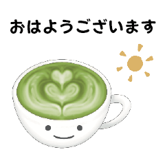 抹茶ちゃん 抹茶ラテ コーヒー カフェ