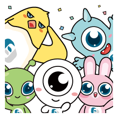 小EYE家族｜寶島的表情包放大中