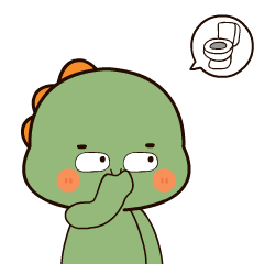 Weird Dino Green : Effect stickers