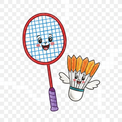 badminton_stickers