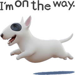 "Bull Terrier" dog #1