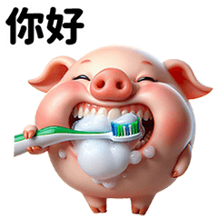 Pigs Are Awesome! Taiwanese Stickers