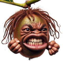 醜臉奇異果努力活著