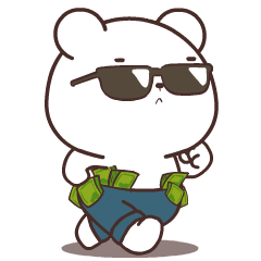 Soft Bear White : Animated