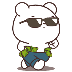 Soft Bear White : Animated