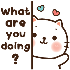 MERINGUE WHITE CAT : ENG-SIMPLE WORDS