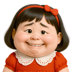Chubby Girl Funny face166(MINI)EN