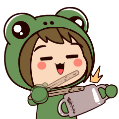 Froggy Girl: Animasi