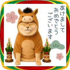 2026正月を祝うねこ【元旦・かわいい】