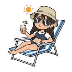 Girls go on an outing.