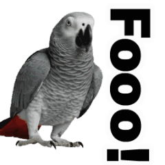 超軽量!自由気ままなヨウムのスタンプ