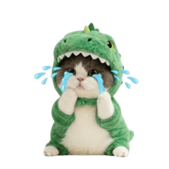 かわいい恐竜にゃんこ (NT)