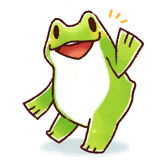the frog Sticker
