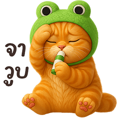 ❤️แมวส้ม หัวกบ❤️