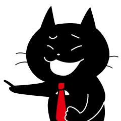 サラリーマン黒猫 わさび