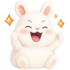 หนูต่ายแก้มป่อง น่ารัก (No Text)