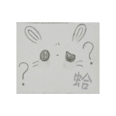 手繪黑白可愛動物貼圖（升級版）