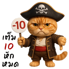 แมวส้มโจรสลัด (บิ๊กสติกเกอร์)