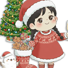 Everyday use long-tailed tit and girl