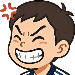 サッカークラブ部員のおふざけ冗談スタンプ