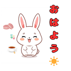 Chubby Mochi Bunny Daily Life 1