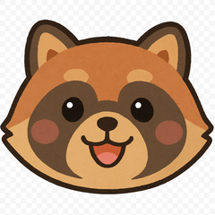 Cute Raccoon Dog Daily Stickers