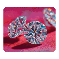 AIダイヤモンドローズゴールド動態スタンプ