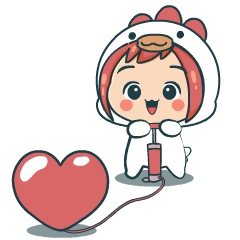 Kazumi Chicken : Animated Stickers